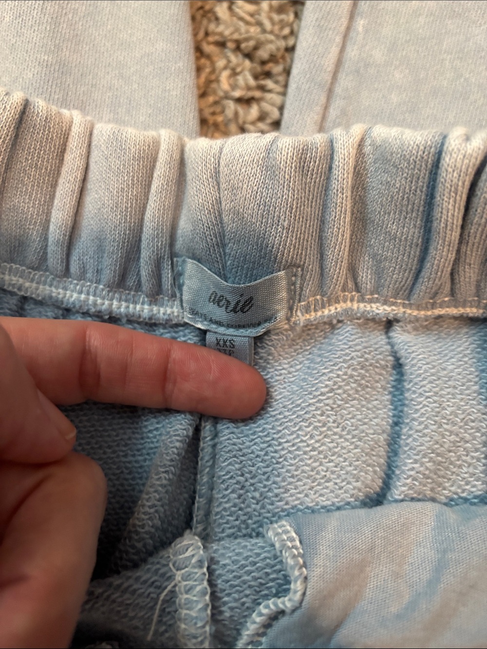 aerie Soft Cream Wide Leg Lounge Pants with Pockets - Picture 8 of 10
